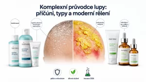 Komplexní průvodce lupy: příčiny, typy a moderní řešení pro zdravou vlasovou pokožku